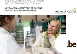 CADRE PLURIANNUEL POUR LE PATIENT AVEC LES PHARMACIENS D'OFFICINE MEERJARENKADER VOOR DE PATI&Euml;NT MET DE OFFICINA-APOTHEKERS - CIB Pharma