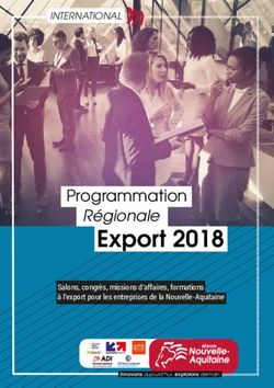 Export 2018 R&eacute;gionale - Programmation - CCI La Rochelle