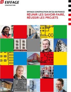 RÉUNIR LES SAVOIR-FAIRE, RÉUSSIR LES PROJETS - EIFFAGE CONSTRUCTION EN ÎLE-DE-FRANCE