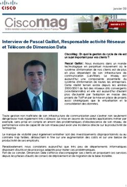 Interview de Pascal Gaillot, Responsable activité Réseaux et Télécom de Dimension Data