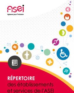 RÉPERTOIRE des établissements et services de l'ASEI