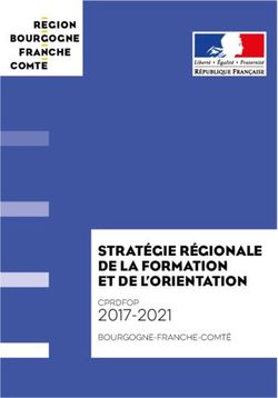 2017-2021 CPRDFOP STRATÉGIE RÉGIONALE DE LA FORMATION ET DE L'ORIENTATION