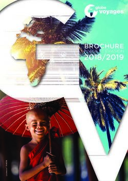 BROCHURE 2018/2019 PLAGE ET EVASION - Globe Voyages