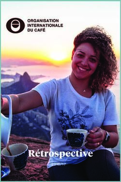 Rétrospective 2016/17 - International Coffee Organization