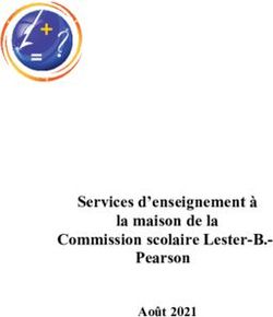Services d'enseignement à la maison de la Commission scolaire Lester-B.- Pearson - Août 2021