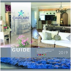 Guide DES LOCATIONS 2019 - Cavalaire Tourisme