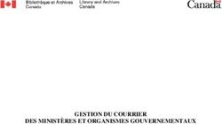 GESTION DU COURRIER DES MINIST&Egrave;RES ET ORGANISMES GOUVERNEMENTAUX - Biblioth&egrave;que et Archives Canada