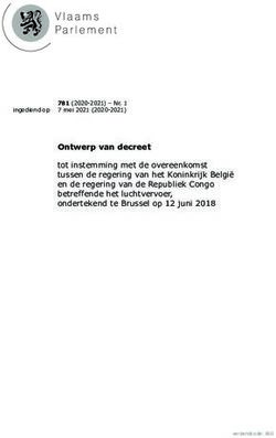 Ontwerp van decreet - Vlaams Parlement