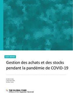 Gestion des achats et des stocks pendant la pand&eacute;mie de COVID-19