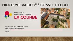 PROC&Egrave;S VERBAL DU 2&Egrave;ME CONSEIL D'&Eacute;COLE - SECR&Eacute;TAIRE PAR TIRAGE AU SORT MME NOUZILLE CLAUDINE - &Eacute;cole La ...