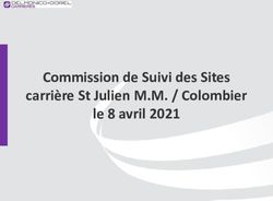 Commission de Suivi des Sites carri&egrave;re St Julien M.M. / Colombier le 8 avril 2021