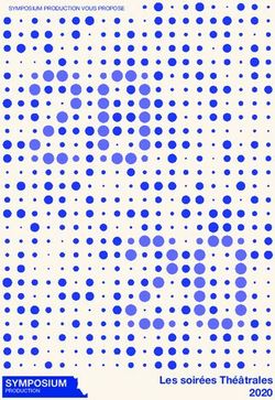Les soir&eacute;es Th&eacute;&acirc;trales - SYMPOSIUM PRODUCTION VOUS PROPOSE