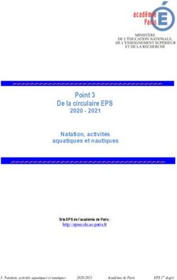 Point 3 De la circulaire EPS 2020 - 2021 Natation, activités aquatiques et nautiques - Snadem