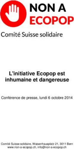 L'initiative Ecopop est inhumaine et dangereuse - Conférence de presse, lundi 6 octobre 2014