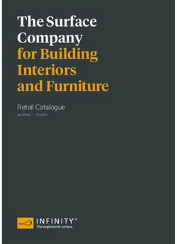The Surface Company for Building Interiors and Furniture - Retail Catalogue - Infinity Surfaces