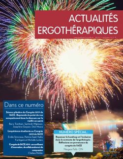 Dans ce numéro - Canadian Association of Occupational ...